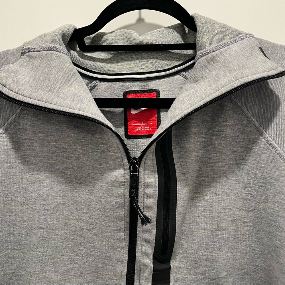 Grey Heather Men’s Nike Sportswear Tech Fleece Collection - N98 Track Jacket L - Picture 9 of 13